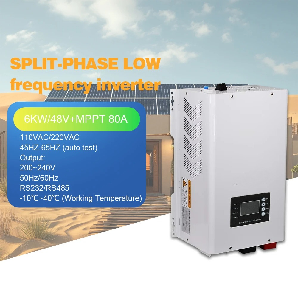Off Grid Solar Inverter 48V 6000W - Inversor Solar de Onda Senoidal Pura