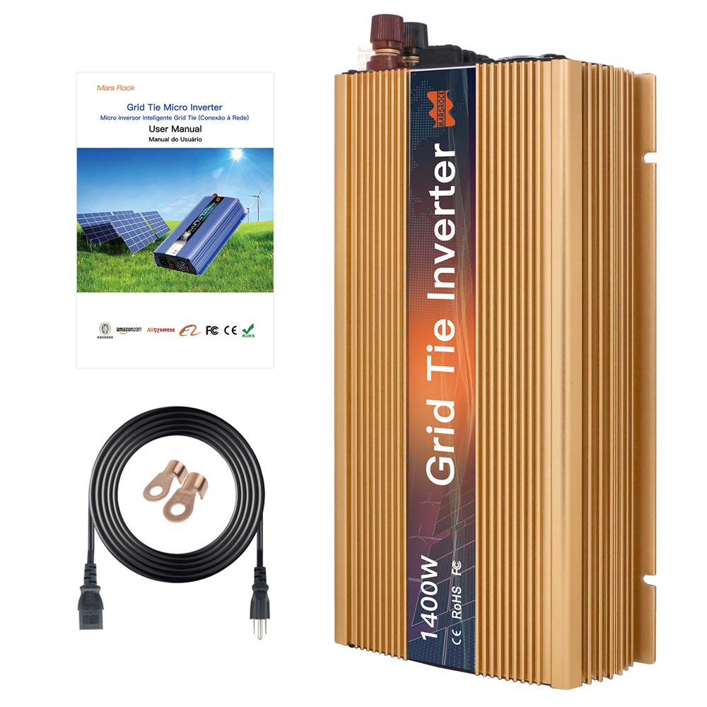 Micro Inverter 1400W Solar Grid Tie - MPPT-Microinversor Solar On Grid Tie, 1400W
