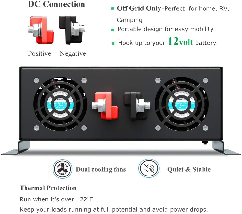 Inversor de energia solar de o - Pure Sine Wave Inverter 5000W 48V 220V avaliação e preço