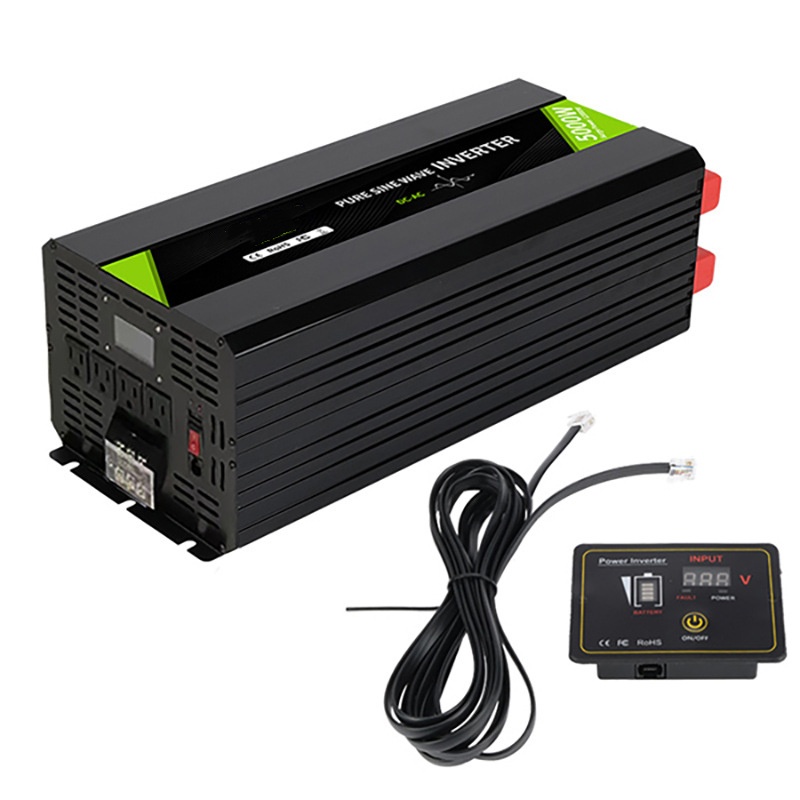 Myami 5000w 12v 24v 48v dc par - Pure Sine Wave Inverter 5000W 48V 220V avaliação e preço