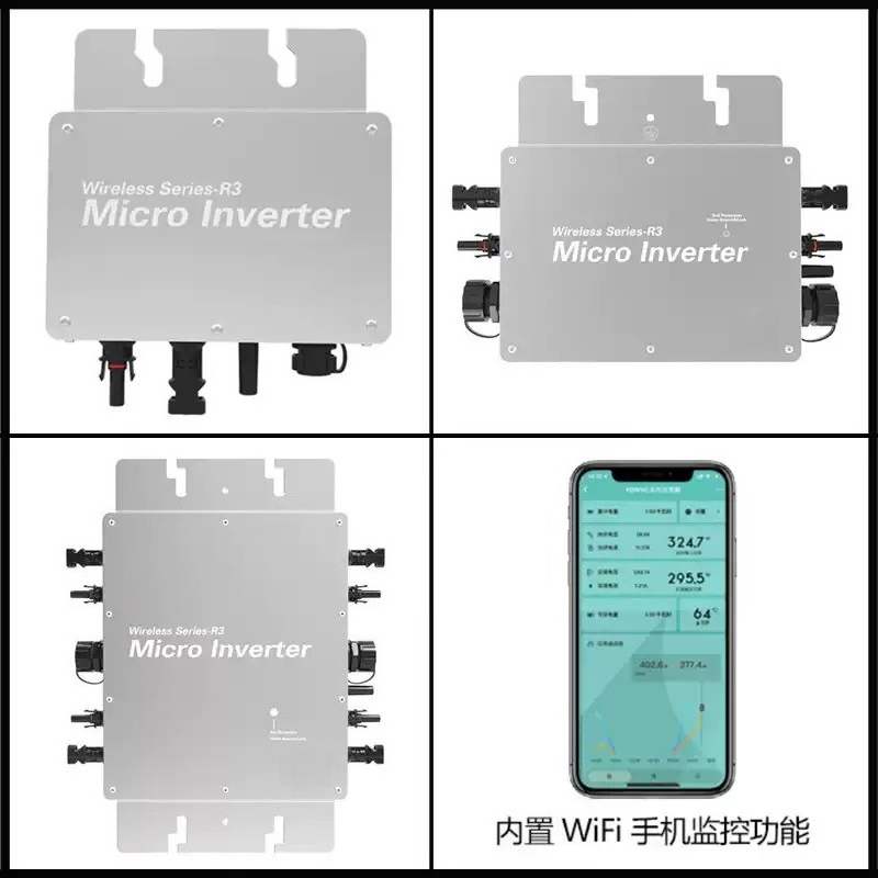 Microinversor solar conectado  - Micro Inverter 1400W Solar Grid Tie avaliação e preço