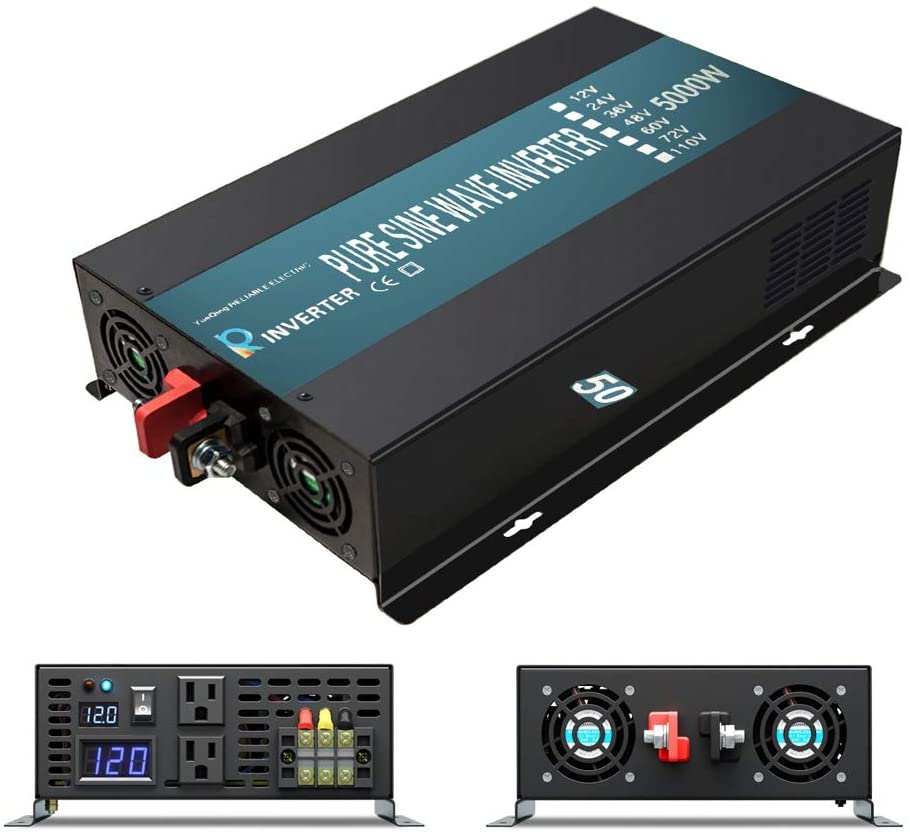 Inversor de onda senoidal pura - Pure Sine Wave Inverter 5000W 48V 220V avaliação e preço