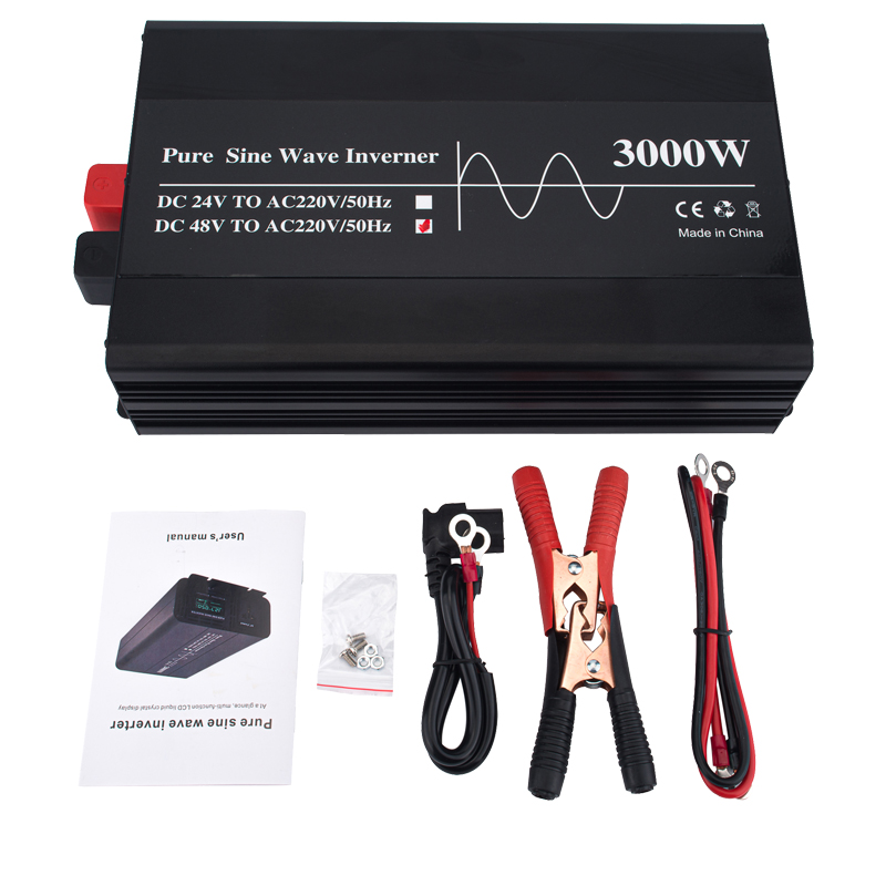 3000w 12v 24v 48v fora do inve - Lifepo4 Solar Inverter 24V 3000W avaliação e preço