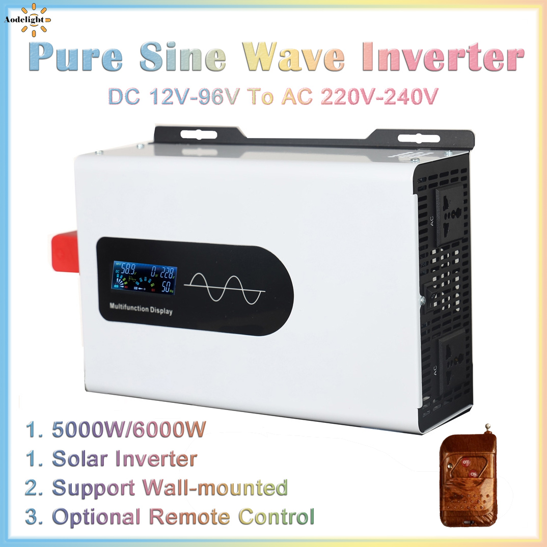 Inversor de onda senoidal pura - Pure Sine Wave Inverter 5000W 48V 220V avaliação e preço