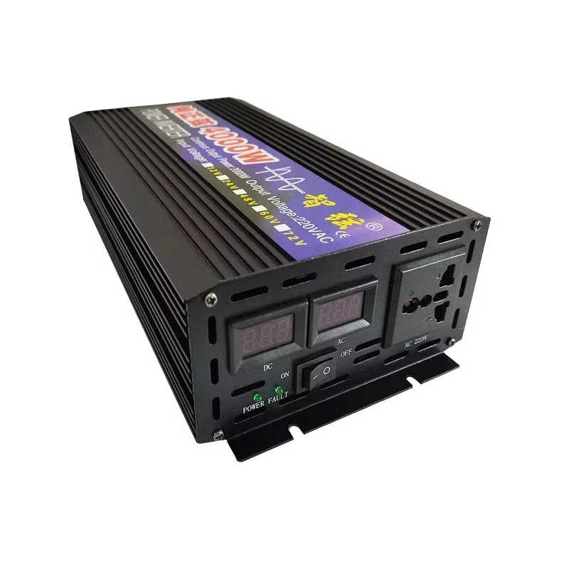 Inversor de Potência de Onda S - Power Inverter 12V 220V 4000W Continuous avaliação e preço