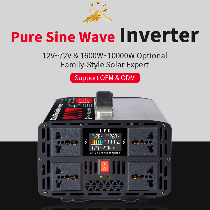 Inversores Off-Grid de Onda Se - Pure Sine Wave Inverter 5000W 48V 220V avaliação e preço