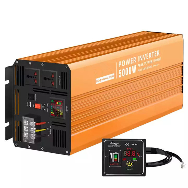 Inversor Solar de Onda Senoida - Pure Sine Wave Inverter 5000W 48V 220V avaliação e preço