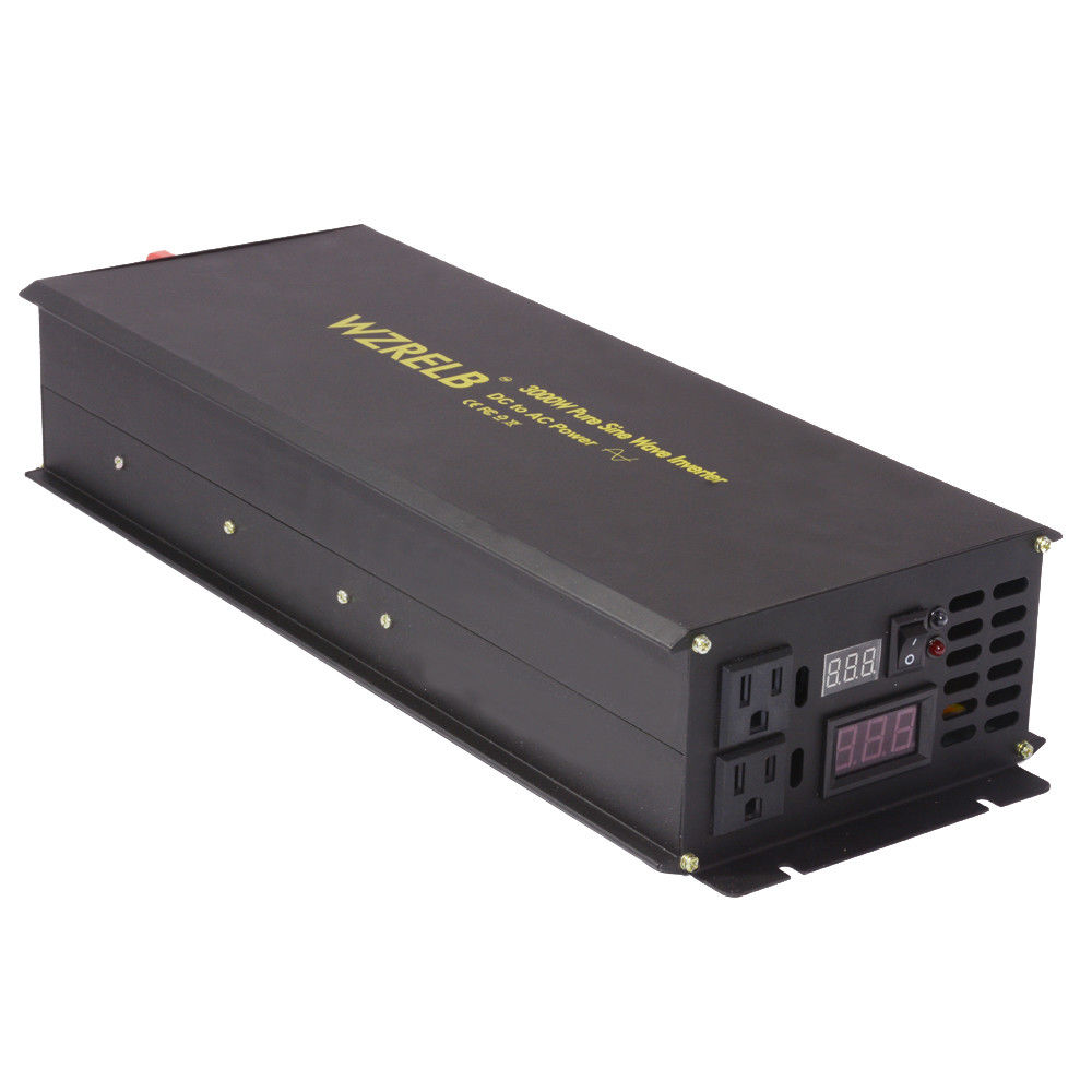 Inversor de energia solar 3000 - Inverter Pure Sine Wave 60Hz 120V 3000W avaliação e preço