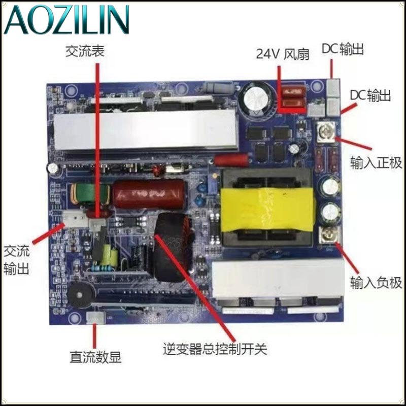 Módulo Inversor de Onda Senoid - Pure Sine Wave Inverter Board 24V 48V avaliação e preço