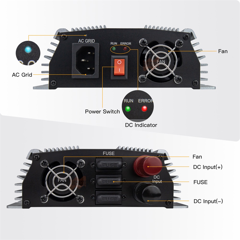 Microinversor Solar MPPT de 14 - Micro Inverter 1400W Solar Grid Tie avaliação e preço