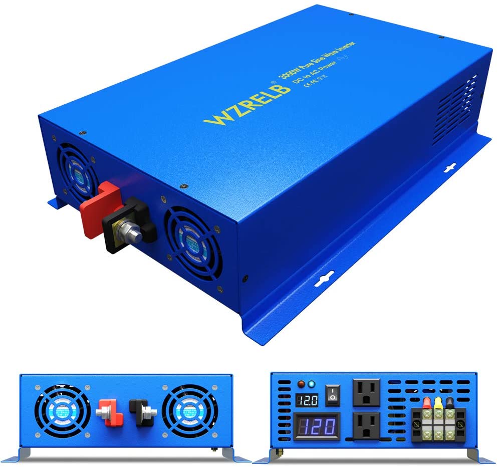 Inversor de energia de onda se - Inverter Pure Sine Wave 60Hz 120V 3000W avaliação e preço