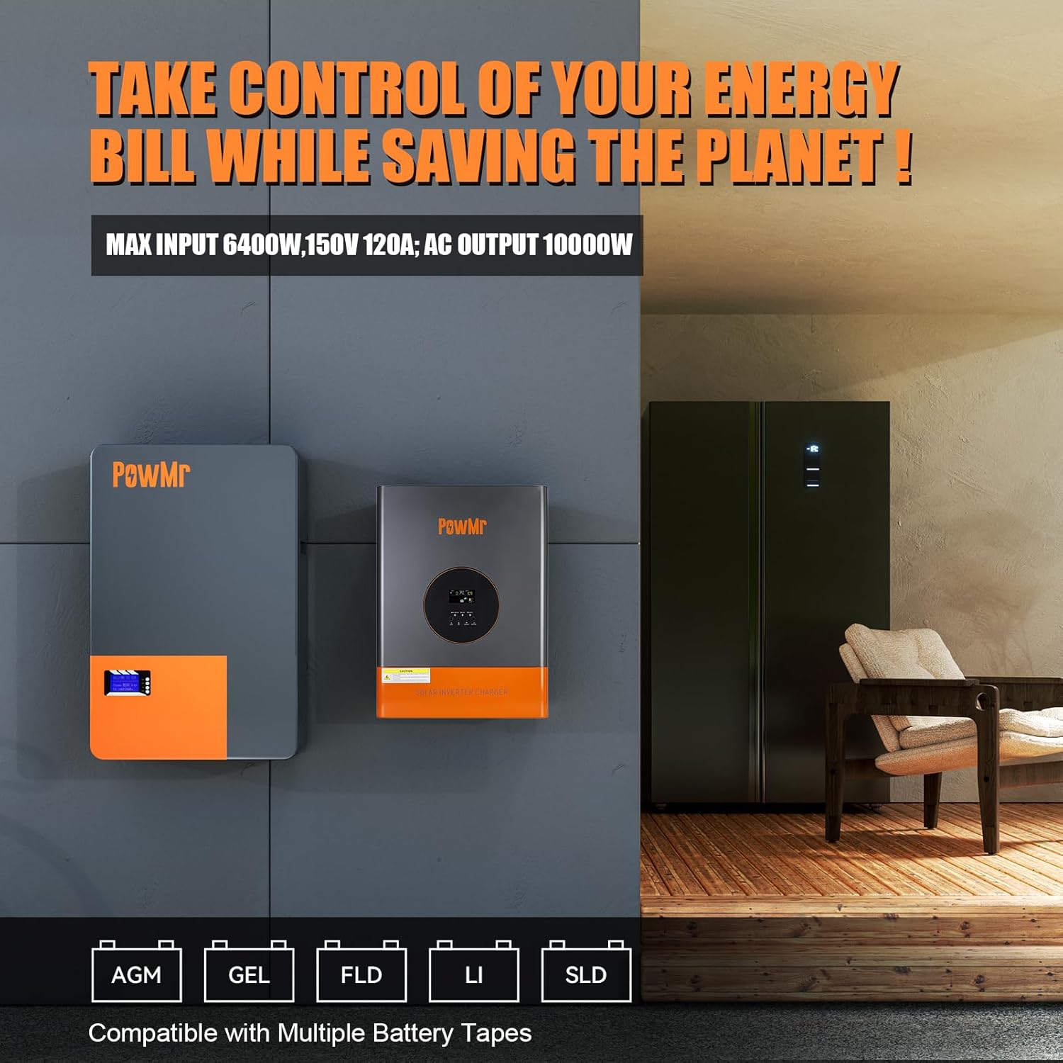 Inversor de Fase Dividida PowM - Split Phase Inverter 10Kw 110V 220V avaliação e preço