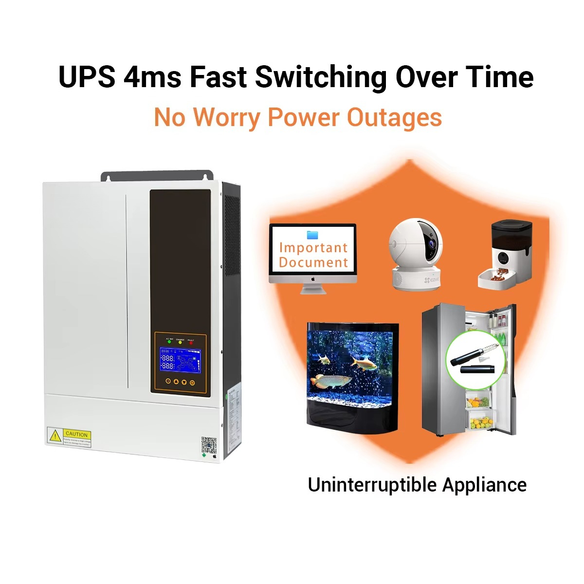 Sistemas de Energia Solar com  - Hybrid Solar Inverter 5.5Kw Mppt 48V avaliação e preço