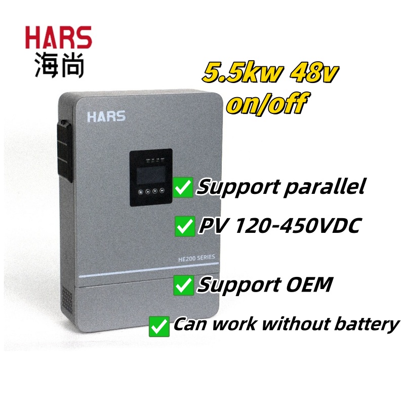 Inversor Solar Híbrido Paralel - Hybrid Solar Inverter 5.5Kw Mppt 48V avaliação e preço